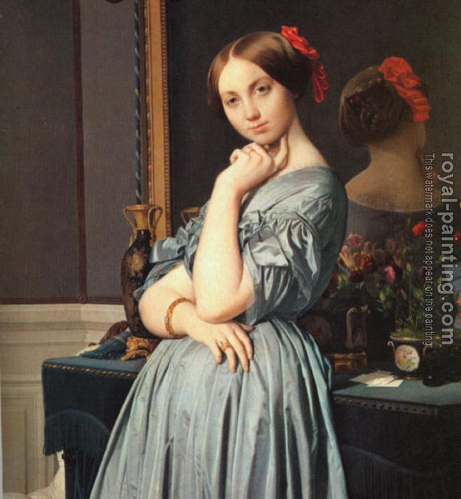 Jean Auguste Dominique Ingres : Vicomtess Othenin d'Haussonville, nee Louise-Albertine de Br